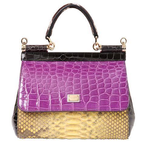 dolce and gabbana purple bag|dolce gabbana black handbags.